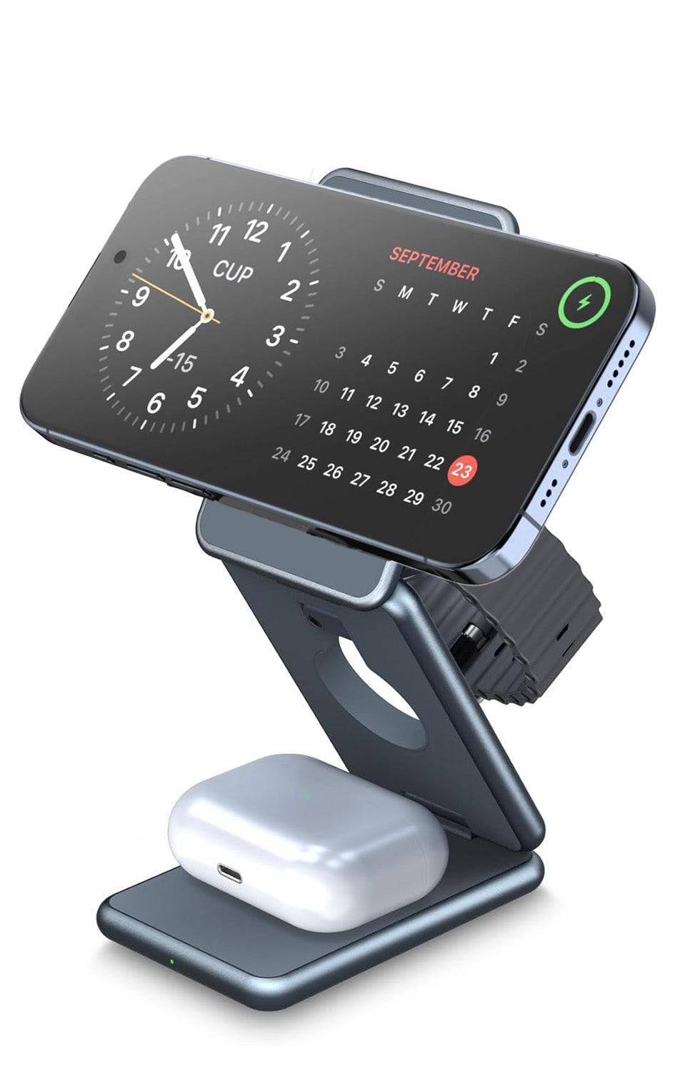 3-in-1 Wireless Charging Station for iPhone, AirPods Apple Watch