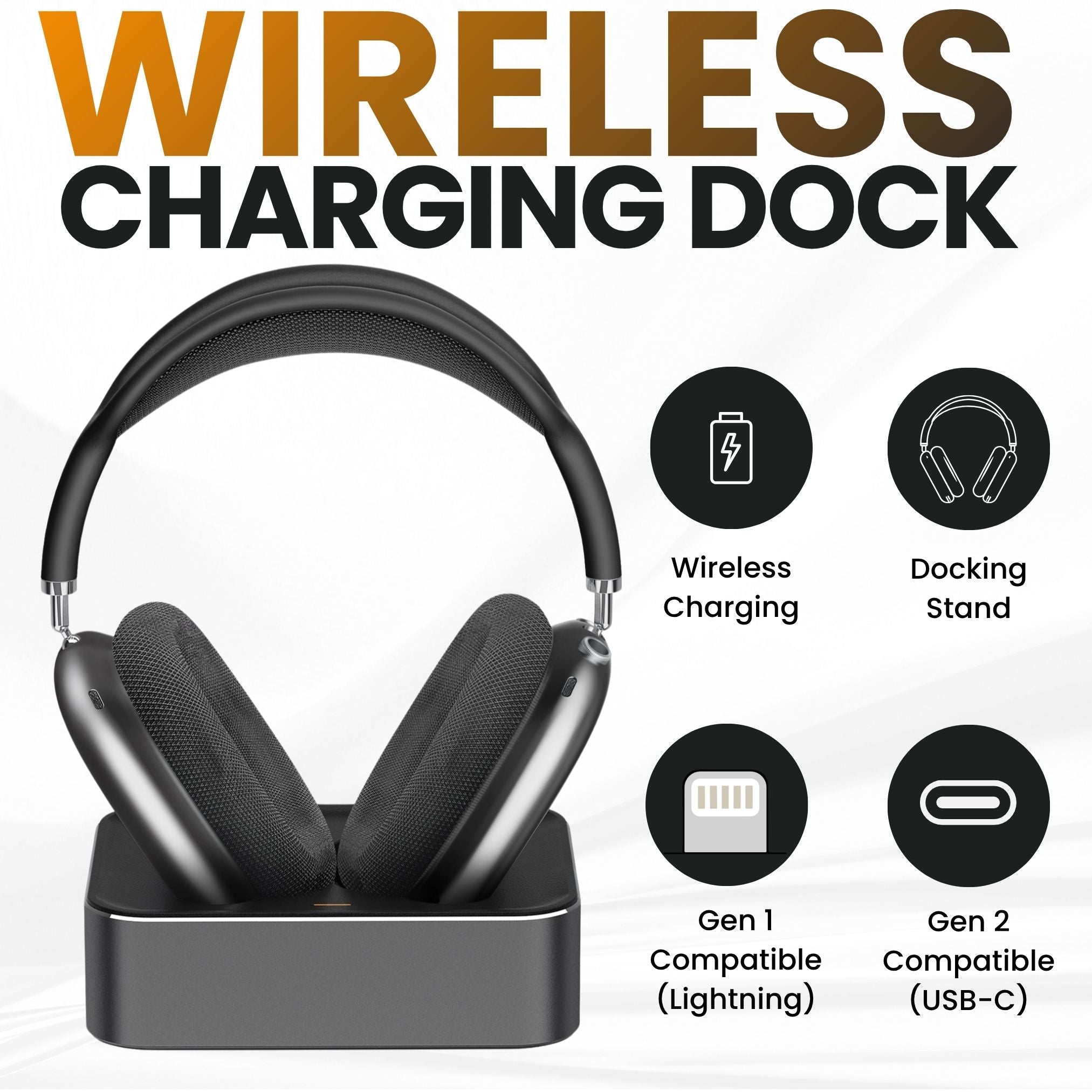 Wireless Charging Dock for AirPods Max