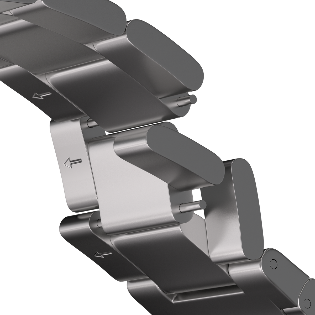 Titanium Oyster Series 2 - Titanium Band for Apple Watch Ultra 2 with Magnet Buckle and Quick Release Links