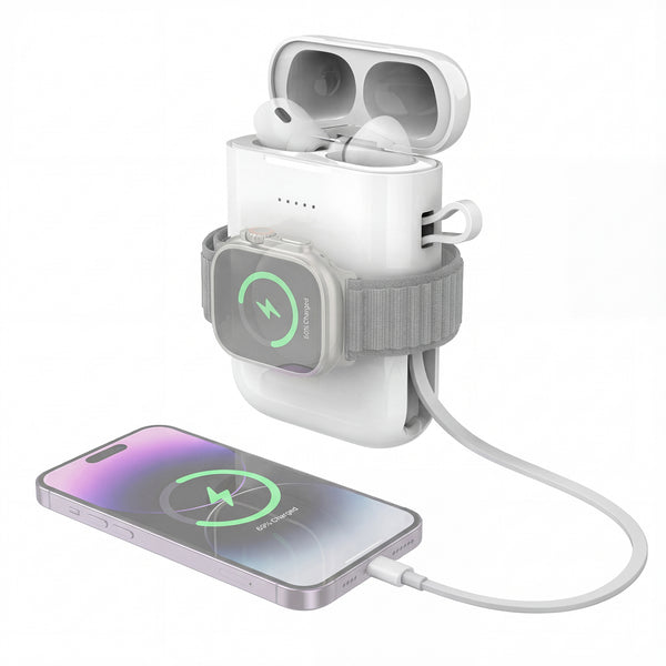 PowerBank Replacement Case for AirPods Pro - 4-in-1 Charger for