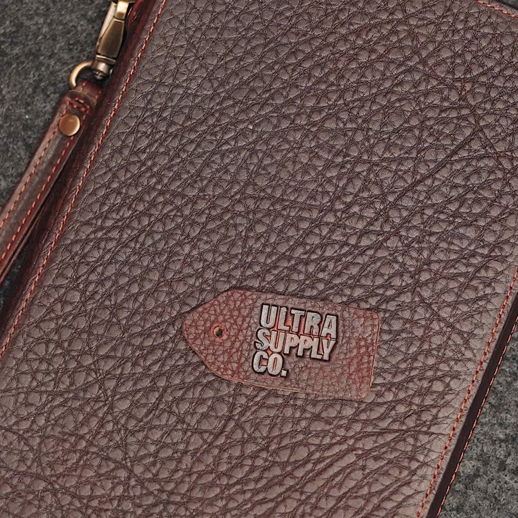 Handmade Leather Storage Case for Watch Bands – For Apple Watch, Samsung Galaxy Watch, Garmin