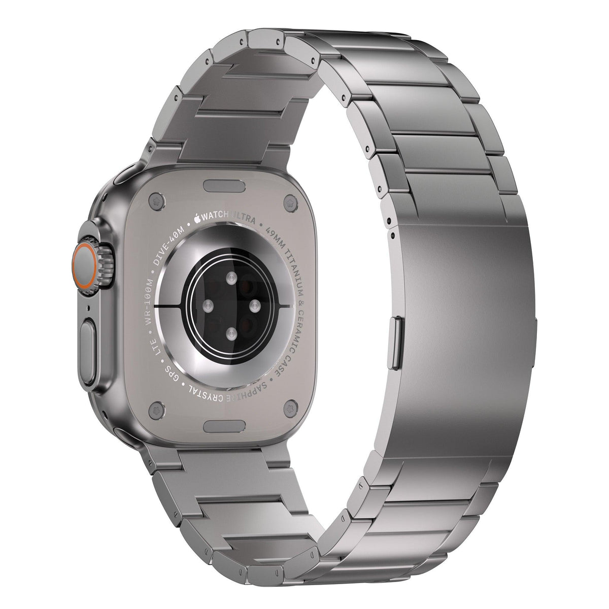 Titanium Band 2nd Gen - Upgraded Folding Buckle for Apple Watch Ultra 2/49mm - Ultra Supply Co