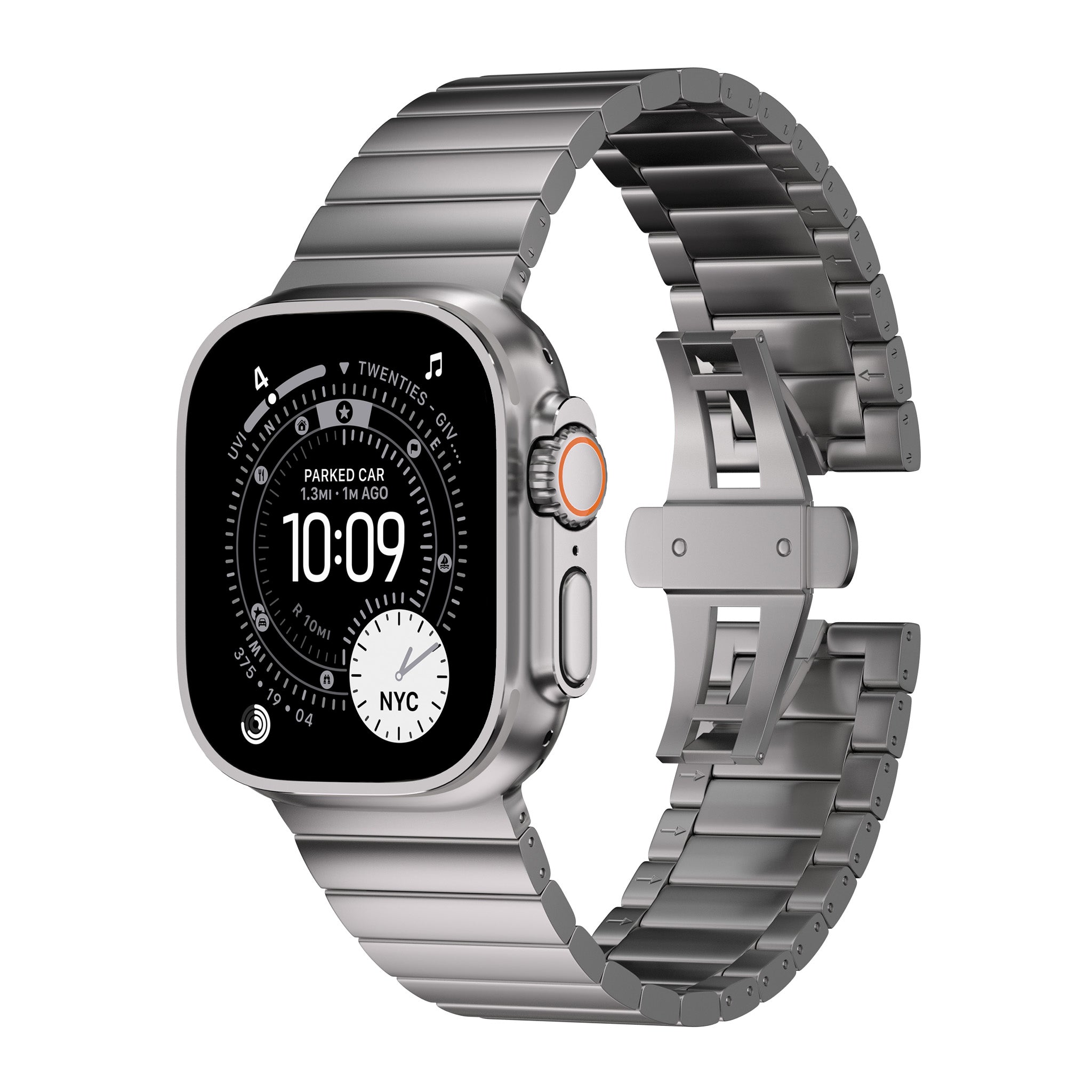 Titan Link - Titanium Bracelet for Apple Watch Ultra 3/2/1 and Series 11/10