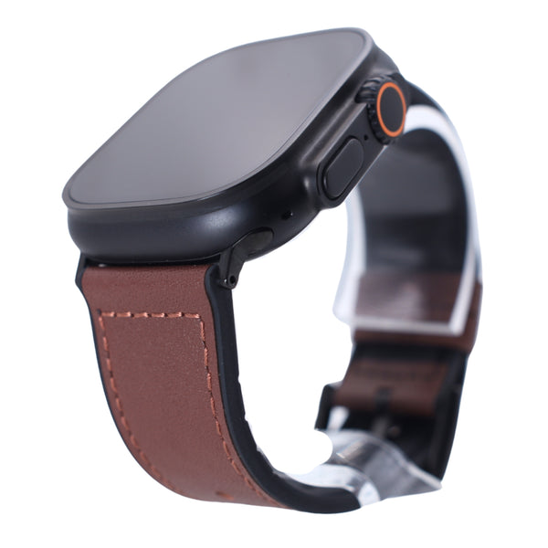 Correa De Cuero negra Ultra 2 para Apple Watch Ultra