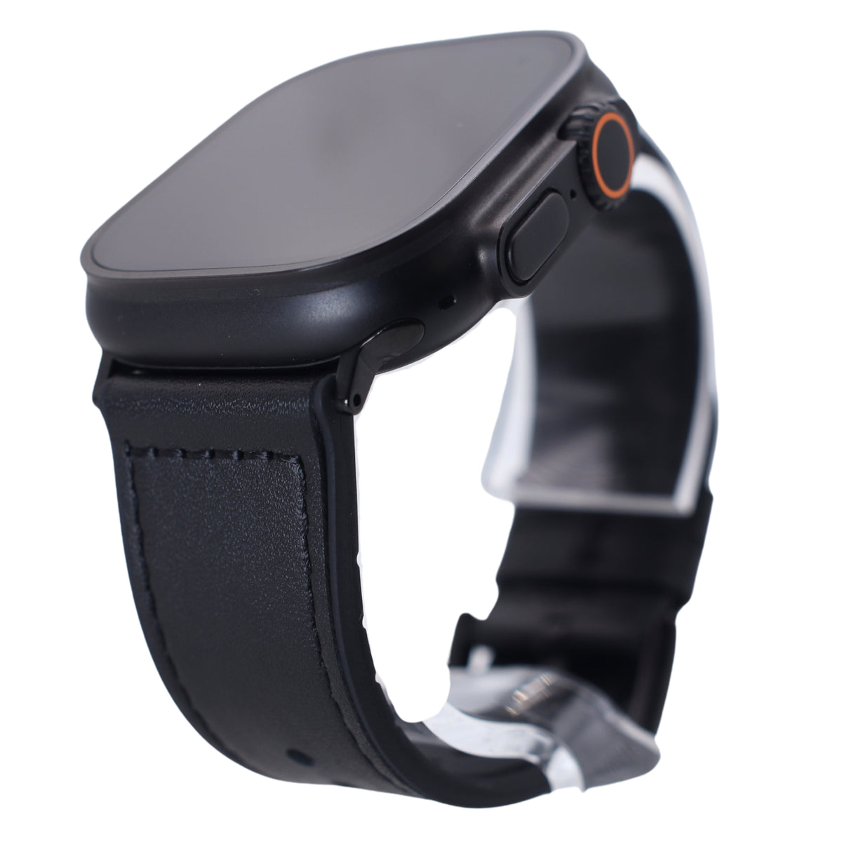 Correa De Cuero negra Ultra 2 para Apple Watch Ultra