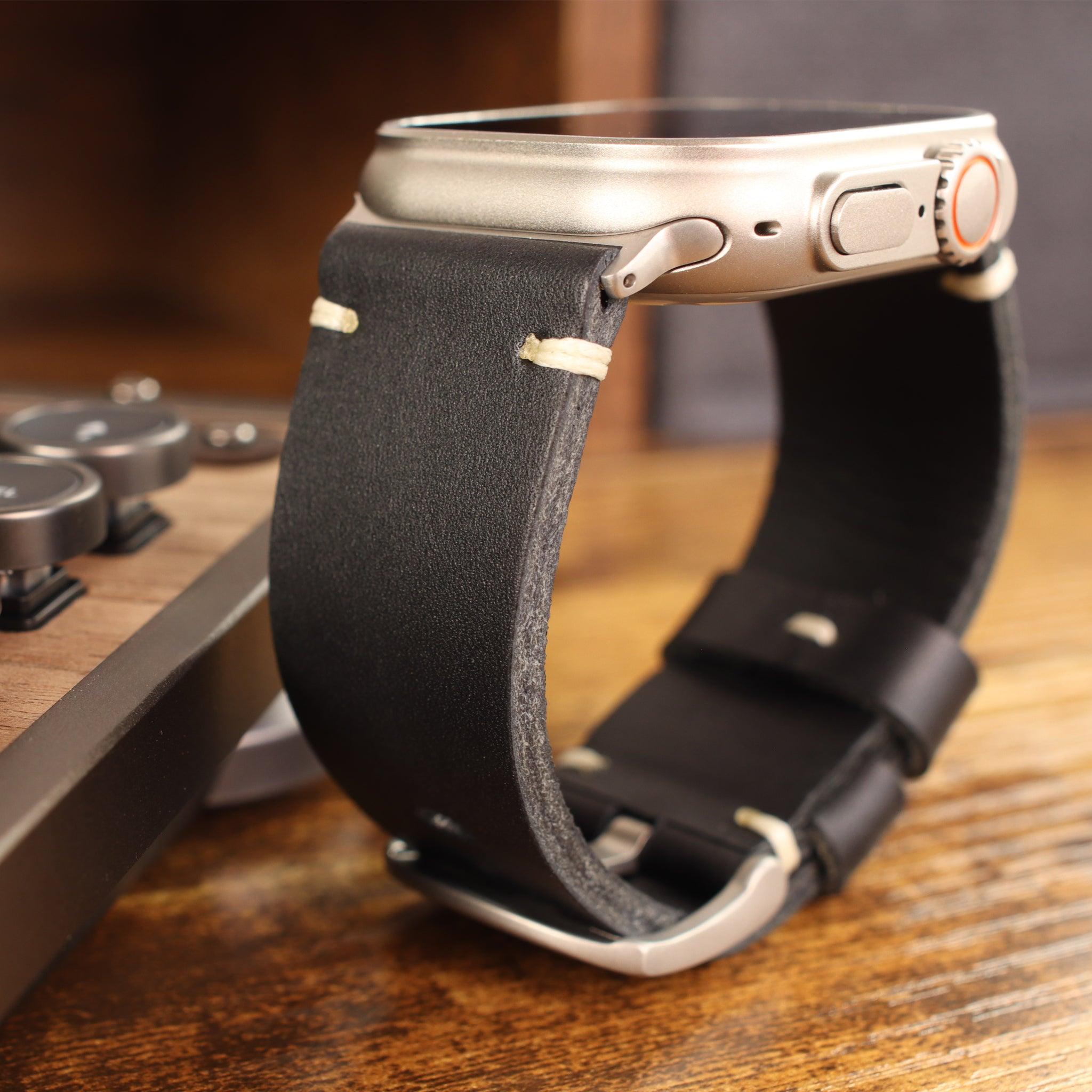 Vintage Leather Strap for Apple Watch Ultra 2 & Series 10 - Ultra Supply Co