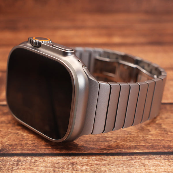 Stainless Steel Metal Bracelet for Apple Watch Ultra 2 and Series 10