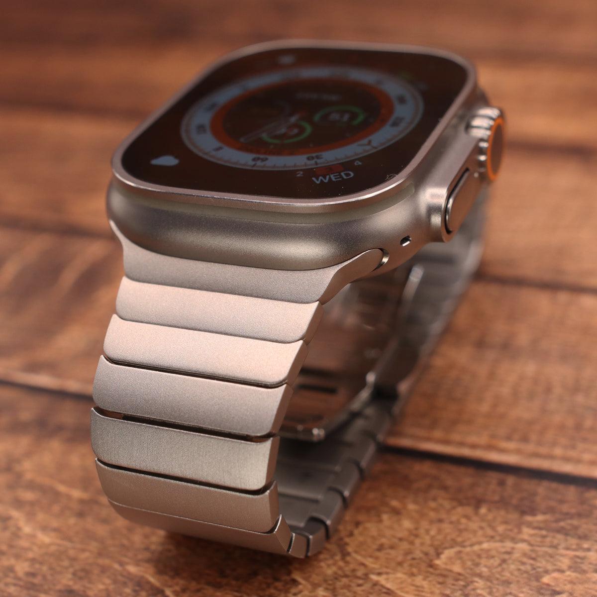Stainless Steel Metal Bracelet for Apple Watch Ultra 2 and Series 10 - Ultra Supply Co